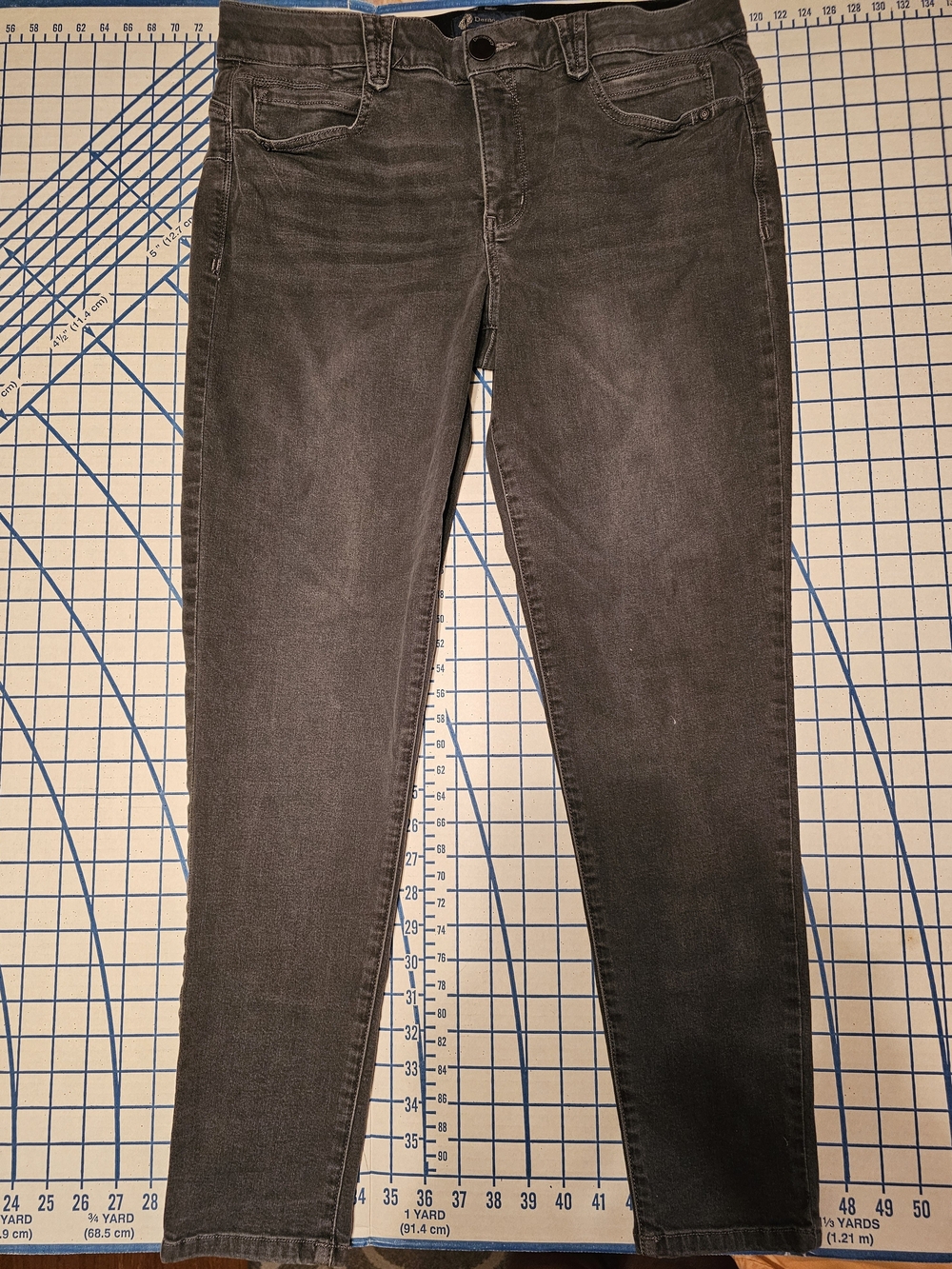 Democracy Ab Solution Gray Skinny Jeans Women’s Size 14 Stretch